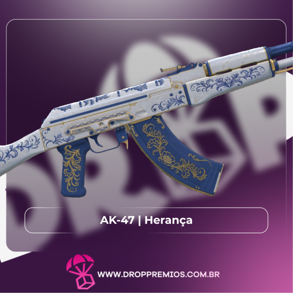 0343 PRÊMIO - AK-47 | Herança (Testada em Campo)
